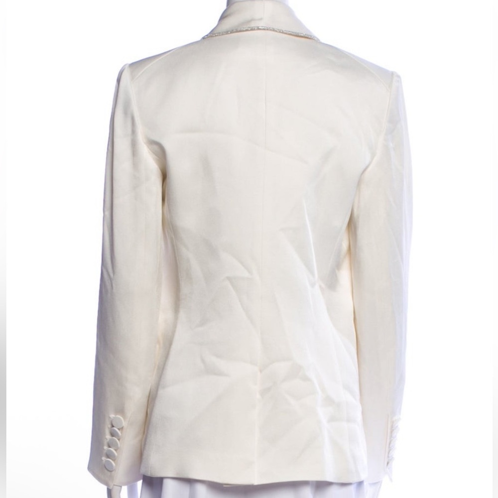 Veronica Beard Jagger Winter White Rhinestone Jac… - image 9